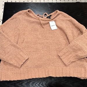 Forever 21 Women's Warm Brown Crew Neck Sweater